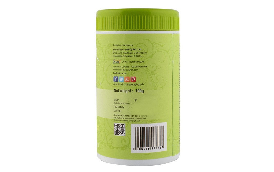 Nutriwish Spirulina Powder    Container  100 grams
